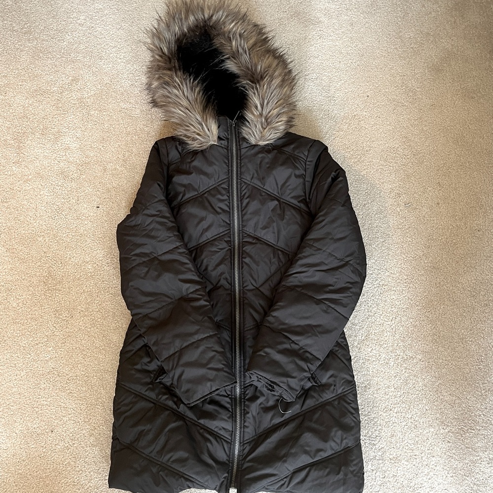 Black puffer jacket
